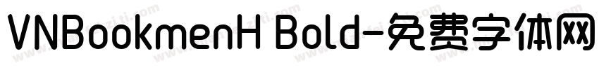 VNBookmenH Bold字体转换